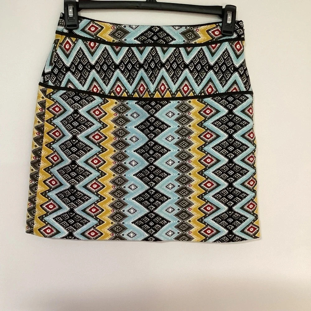 Loft Tribal Aztec Skirt